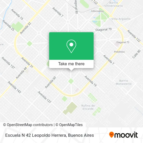 Escuela N 42 Leopoldo Herrera map