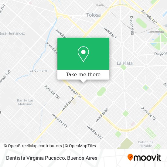 Dentista Virginia Pucacco map