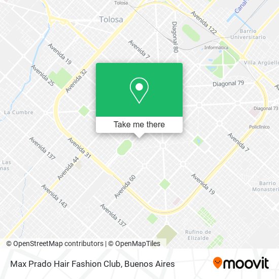 Max Prado Hair Fashion Club map