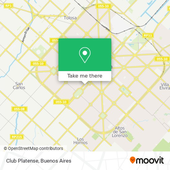 Club Platense map