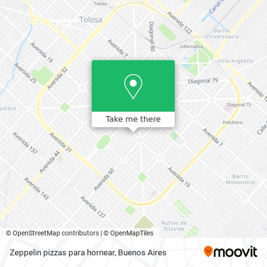 Zeppelin pizzas para hornear map