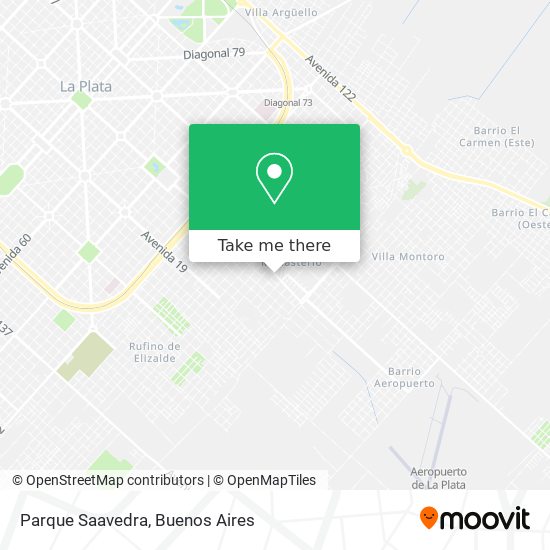 Parque Saavedra map