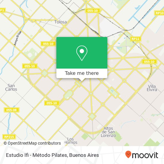 Estudio Ifi - Método Pilates map