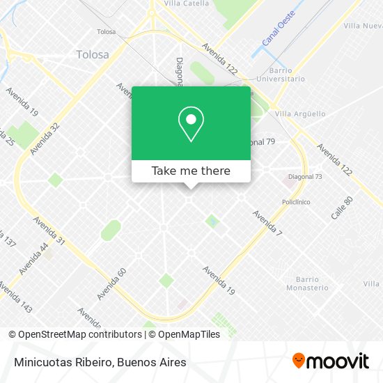 Minicuotas Ribeiro map