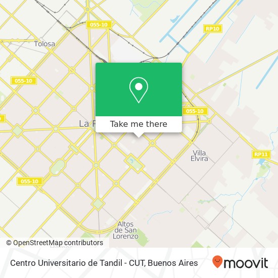 Centro Universitario de Tandil - CUT map