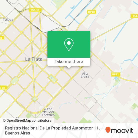 Registro Nacional De La Propiedad Automotor 11 map