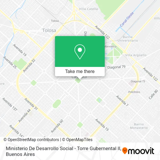 Ministerio De Desarrollo Social - Torre Gubernental II map
