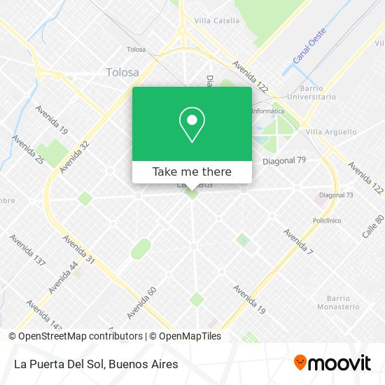 La Puerta Del Sol map