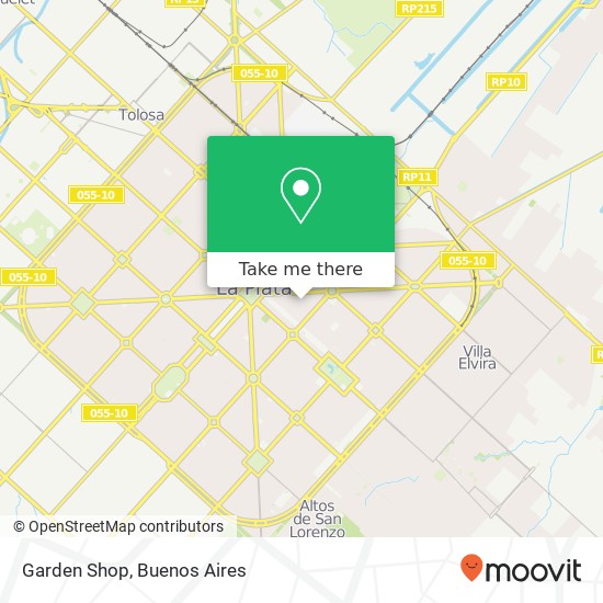 Mapa de Garden Shop