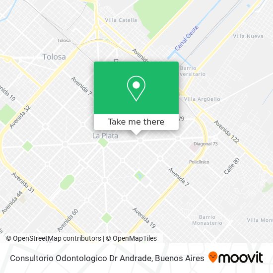 Mapa de Consultorio Odontologico Dr Andrade