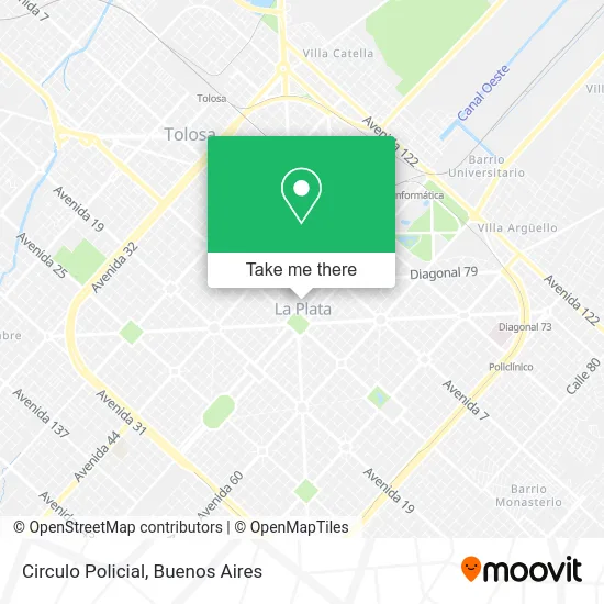 Circulo Policial map