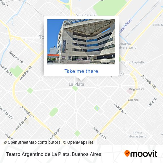 Teatro Argentino de La Plata map