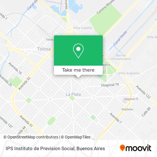IPS Instituto de Prevision Social map