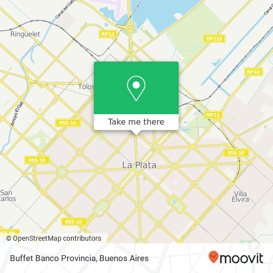 Buffet Banco Provincia map