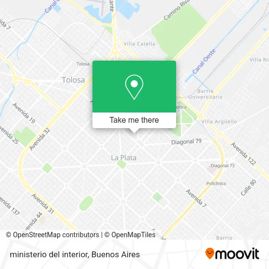 ministerio del interior map
