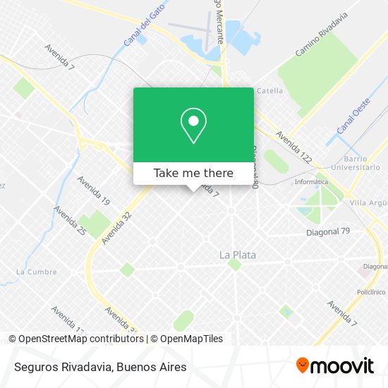 Seguros Rivadavia map