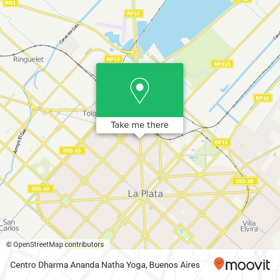 Mapa de Centro Dharma Ananda Natha Yoga