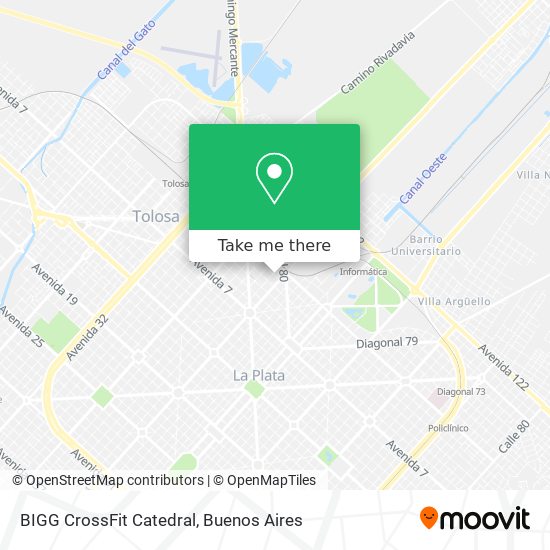 BIGG CrossFit Catedral map
