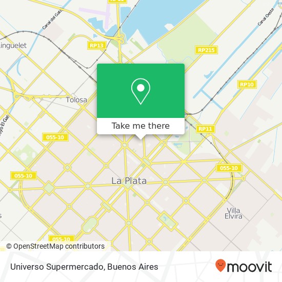 Universo Supermercado map