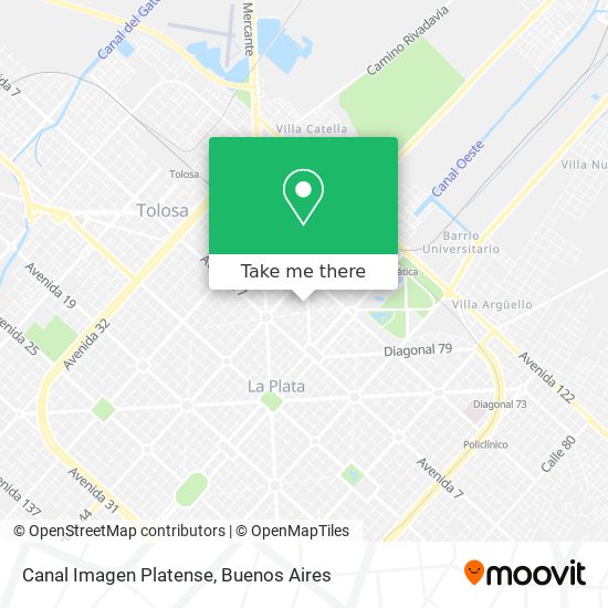 Canal Imagen Platense map