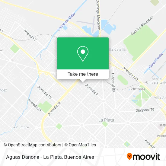Mapa de Aguas Danone - La Plata