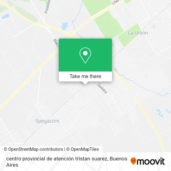 centro provincial de atención tristan suarez map