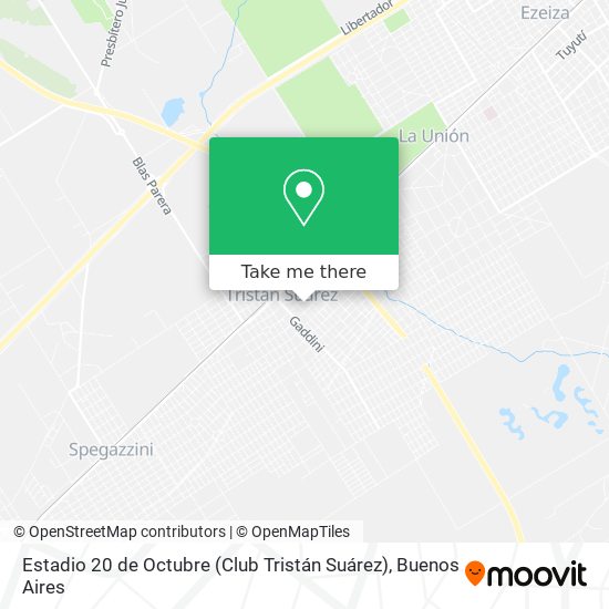 Estadio 20 de Octubre (Club Tristán Suárez) map