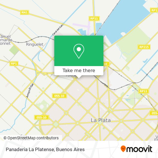 Mapa de Panaderia La Platense