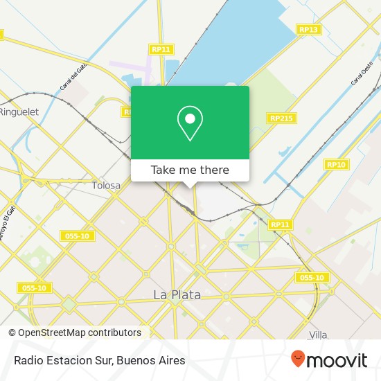 Radio Estacion Sur map