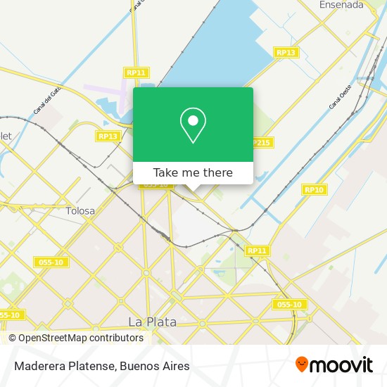 Maderera Platense map