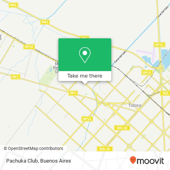 Pachuka Club map