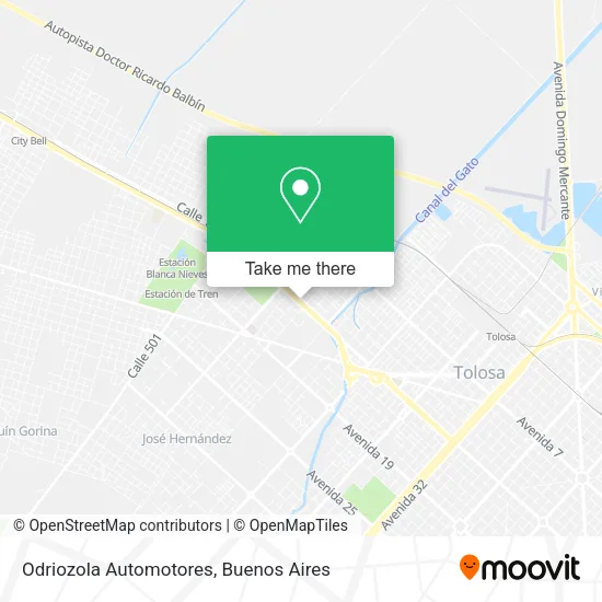 Mapa de Odriozola Automotores
