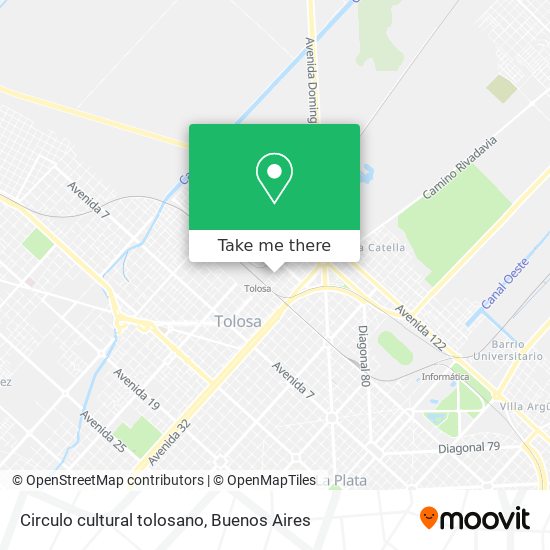Circulo cultural tolosano map