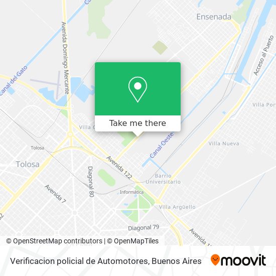 Verificacion policial de Automotores map