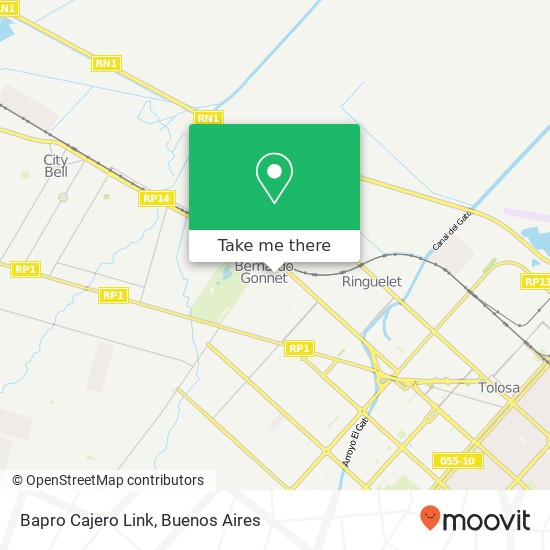 Bapro Cajero Link map