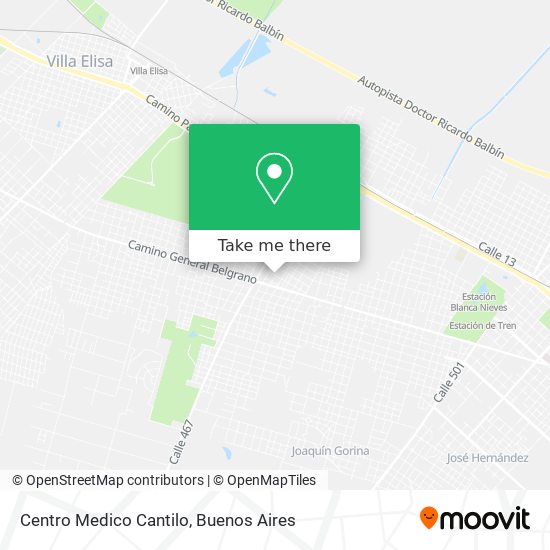 Centro Medico Cantilo map