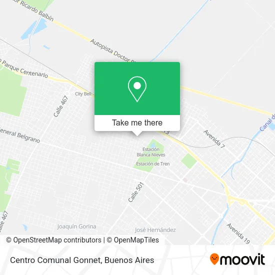 Centro Comunal Gonnet map