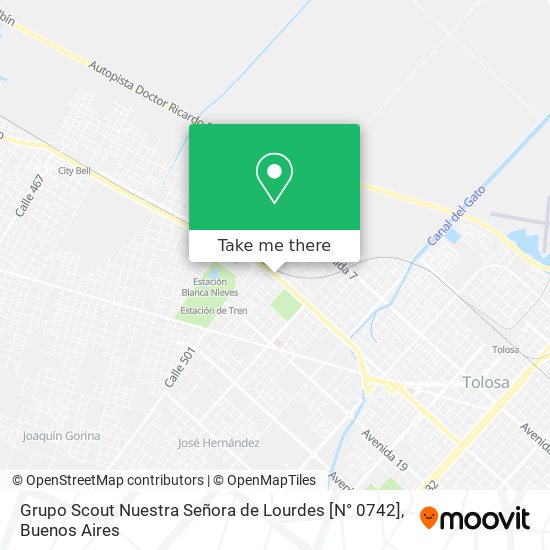 Grupo Scout Nuestra Señora de Lourdes [N° 0742] map