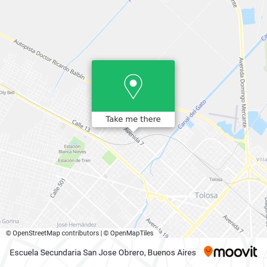 Escuela Secundaria San Jose Obrero map