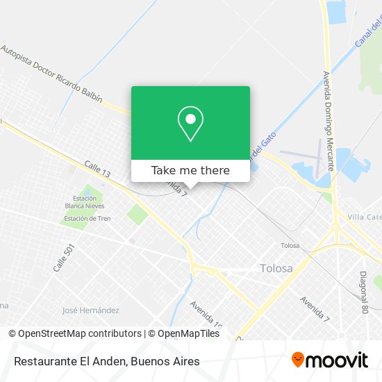 Restaurante El Anden map