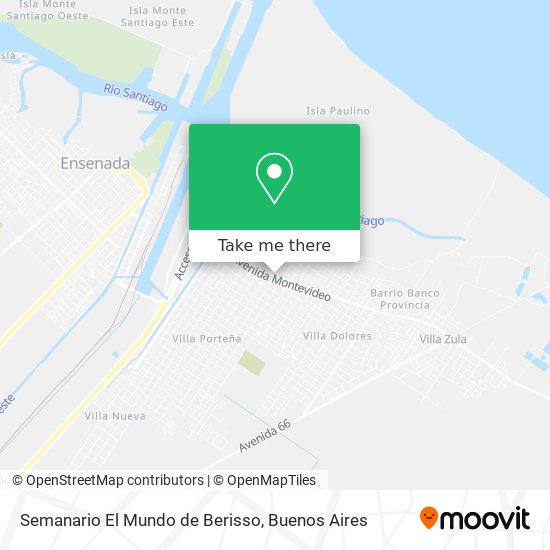 Semanario El Mundo de Berisso map