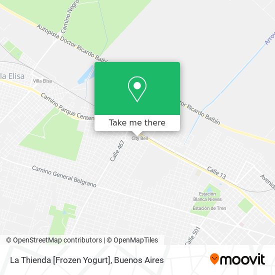 La Thienda [Frozen Yogurt] map