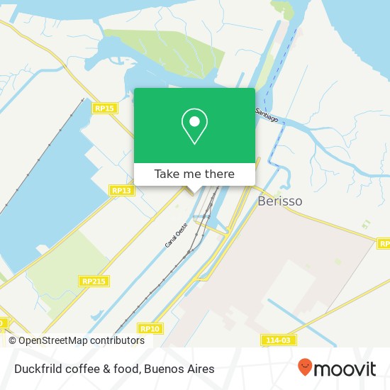 Mapa de Duckfrild coffee & food