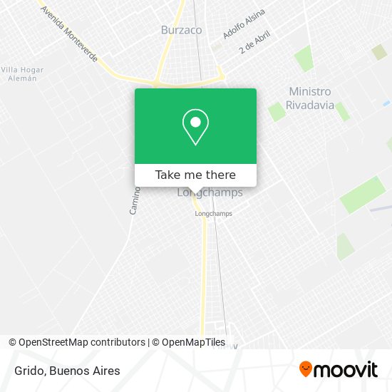 Mapa de Grido