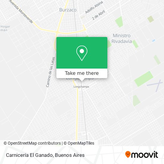 Carnicería El Ganado map