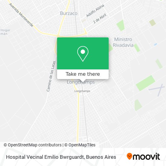 Hospital Vecinal Emilio Bwrguardt map