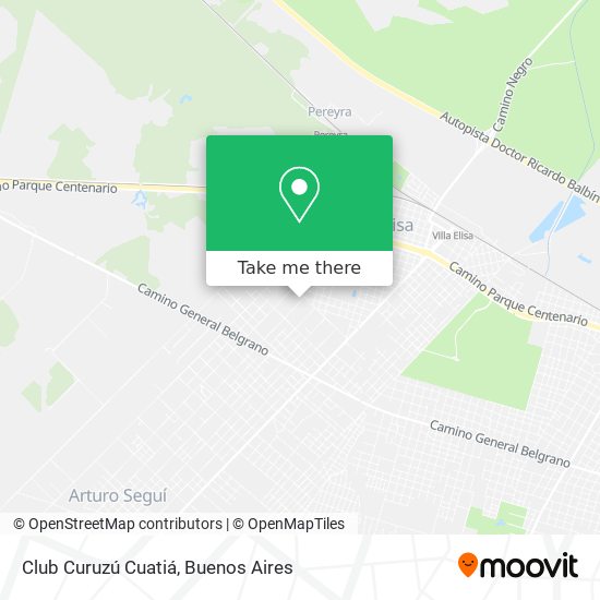 Club Curuzú Cuatiá map