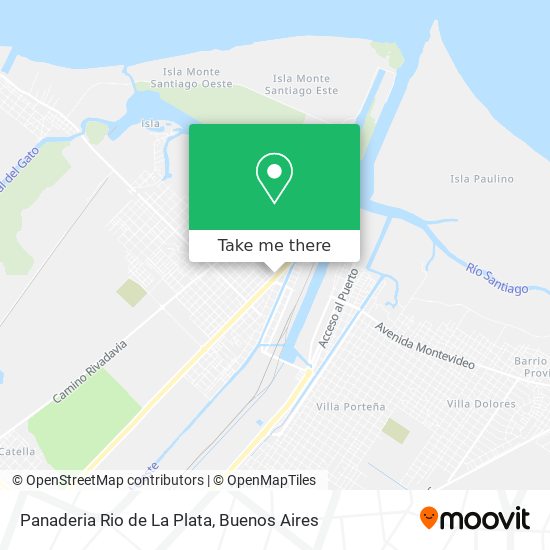 Mapa de Panaderia Rio de La Plata