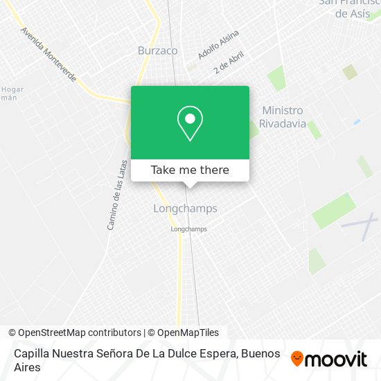 Mapa de Capilla Nuestra Señora De La Dulce Espera