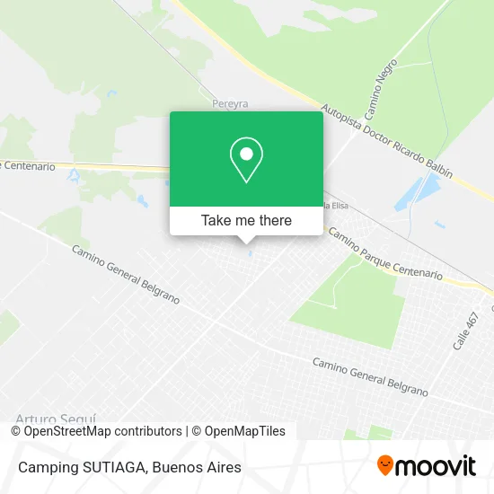 Camping SUTIAGA map